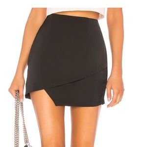 by the way. - Saira Faux Satin Mini Skirt - XS